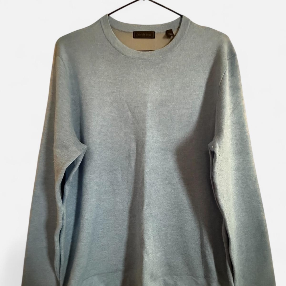 Saks Fifth Avenue Men's Crewneck Sweater - Pale Blue